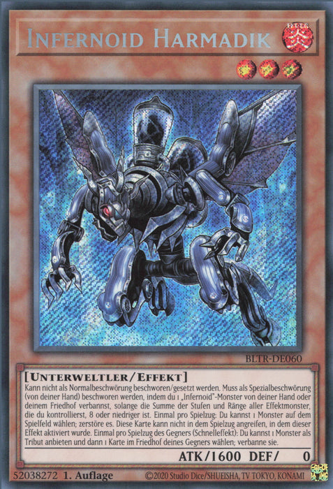 Infernoid Harmadik BLTR-DE060 Secret Rare Deutsch