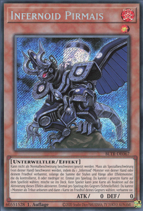 Infernoid Pirmais BLTR-DE067 Secret Rare Deutsch