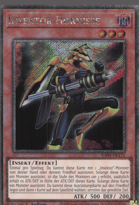 Insektor Hornisse (V.1) RA04-DE171 Platinum Secret Rare Deutsch