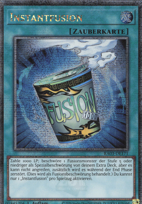 Instantfusion (V.2) RA03-DE171 Quarter Century Secret Rare Deutsch