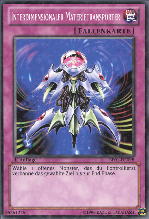 Interdimensionaler Materietransporter (V.2) BP01-DE098 Starfoil Rare Deutsch