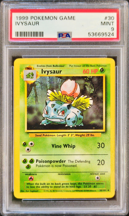Ivysaur BS-30 Uncommon Englisch PSA-9