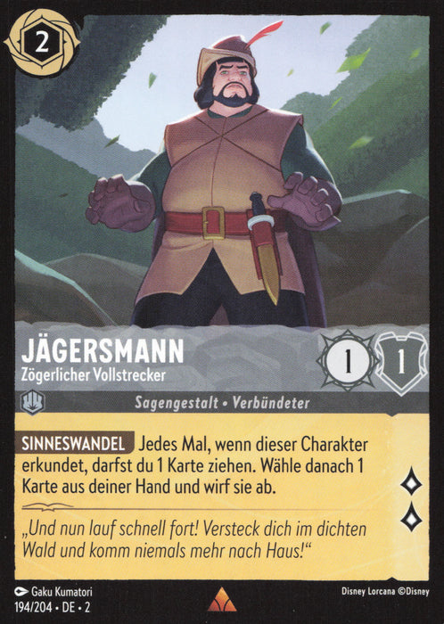 Jägersmann - Zögerlicher Vollstrecker 2ROF-194 Rare Deutsch