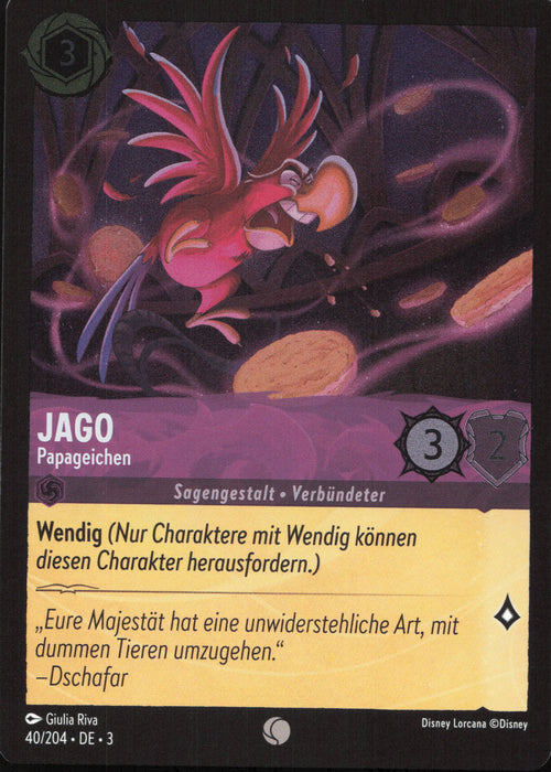 Jago - Papageichen 3INK-040 Common Deutsch