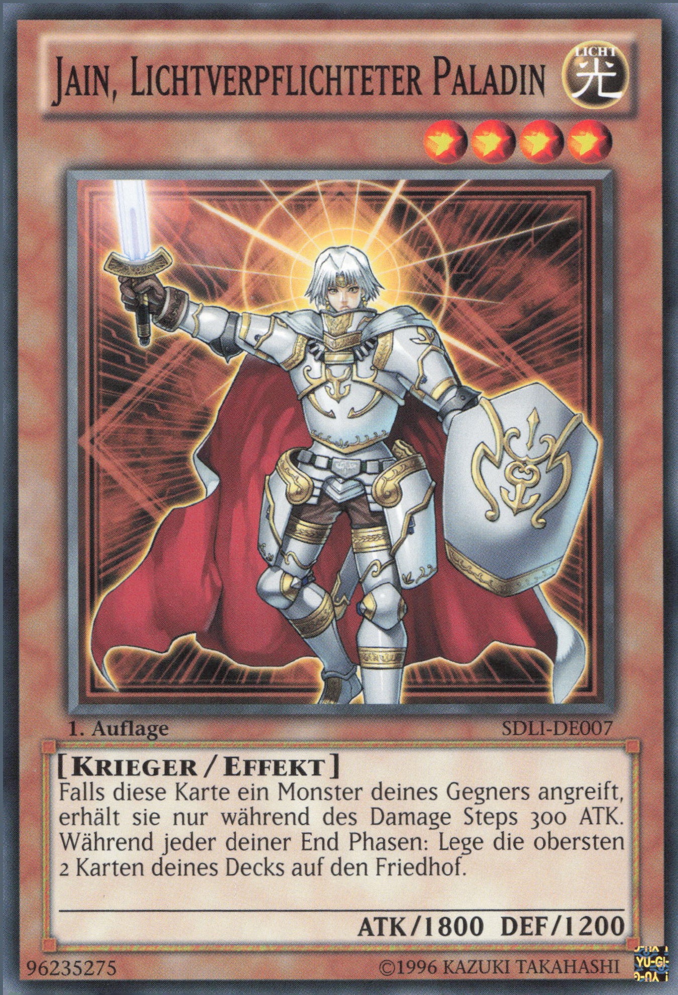 Yu-Gi-Oh! Jain, Lichtverpflichteter Paladin