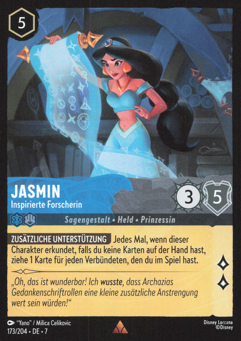 Jasmin - Inspirierte Forscherin 7ARI-173 Rare Deutsch