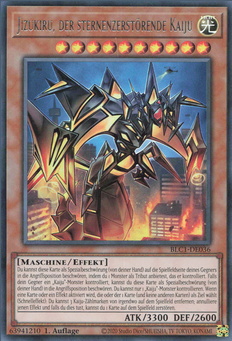 Jizukiru, der sternenzerstörende Kaiju (V.2) BLC1-DE036 Special Deutsch