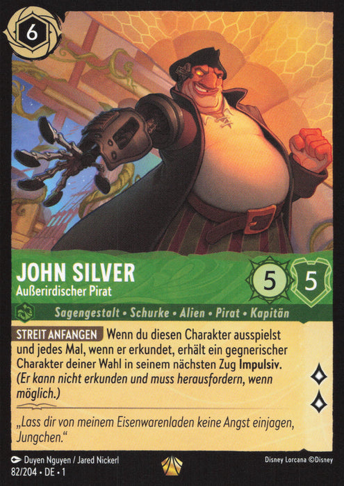 John Silver - Außerirdischer Pirat 1TFC-082 Legendary Deutsch