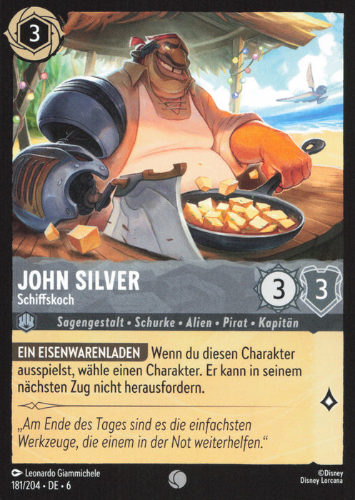 John Silver - Schiffskoch 6AZS-181 Common Deutsch