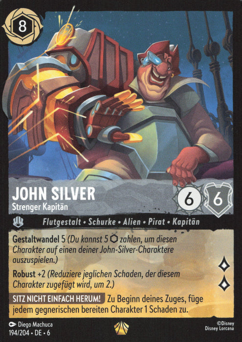 John Silver - Strenger Kapitän 6AZS-194 Legendary Deutsch