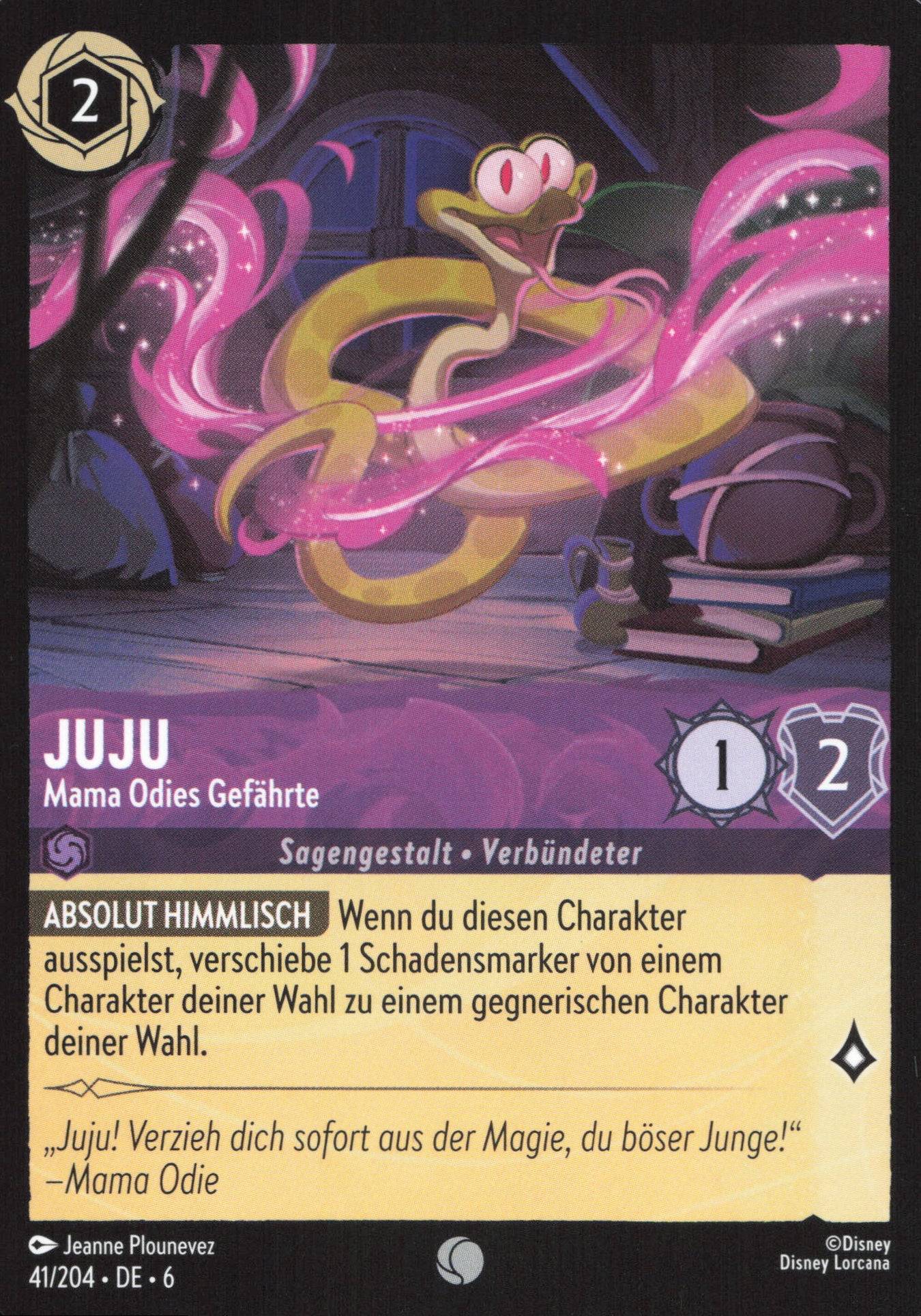 Alle Juju Charakterkarten in Disney Lorcana