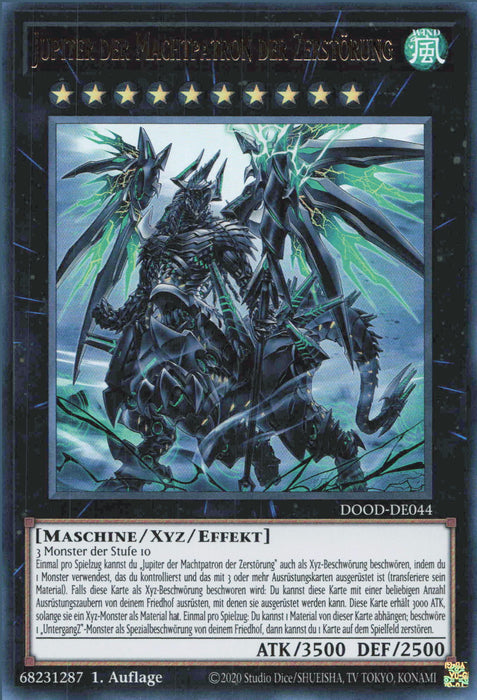 Jupiter der Machtpatron der Zerstörung (V.1) DOOD-DE044 Ultra Rare Deutsch