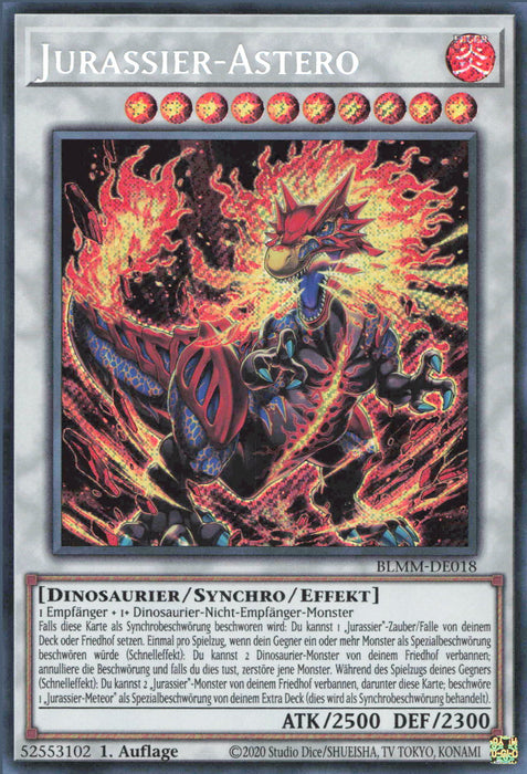 Jurassier-Astero BLMM-DE018 Secret Rare Deutsch