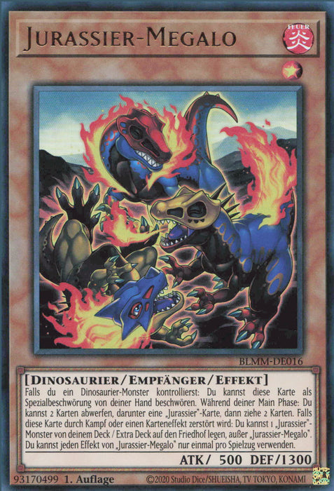 Jurassier-Megalo BLMM-DE016 Ultra Rare Deutsch