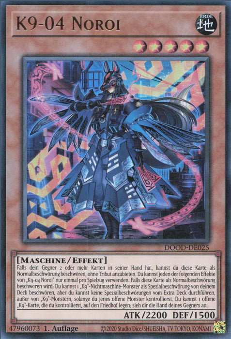 K9-04 Noroi (V.1) DOOD-DE025 Ultra Rare Deutsch