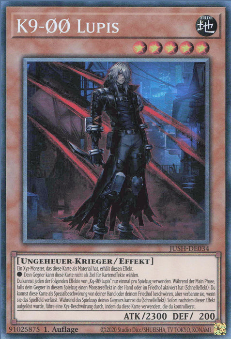 K9-ØØ Lupis (V.2) JUSH-DE034 Collectors Rare Deutsch