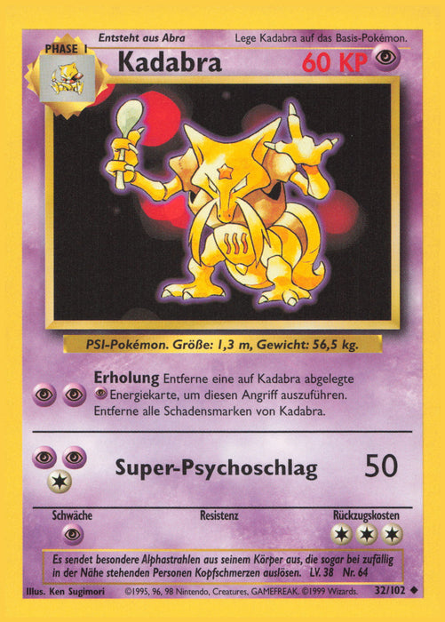 Kadabra BS-32 Uncommon Deutsch