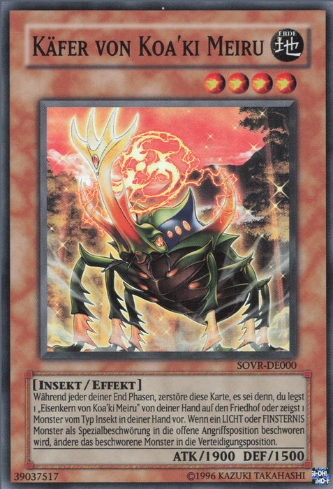 Käfer von Koa'ki Meiru (V.1) SOVR-DE000 Super Rare Deutsch