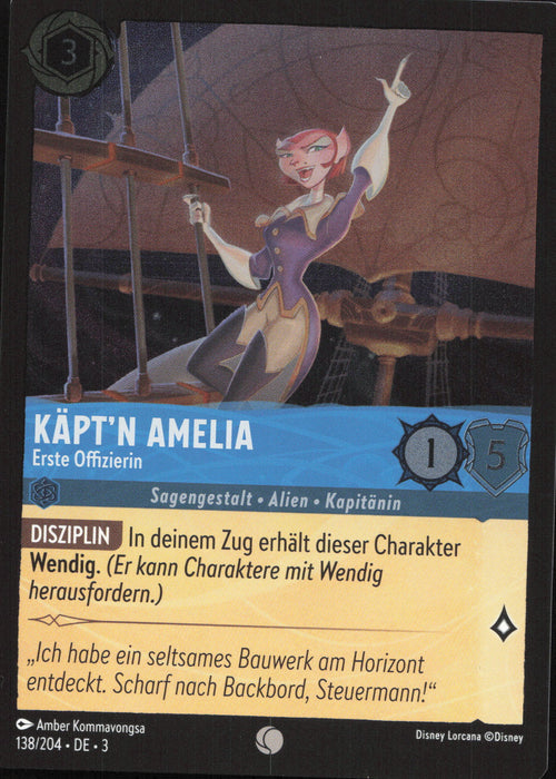 Käpt'n Amelia - Erste Offizierin 3INK-138 Common Deutsch