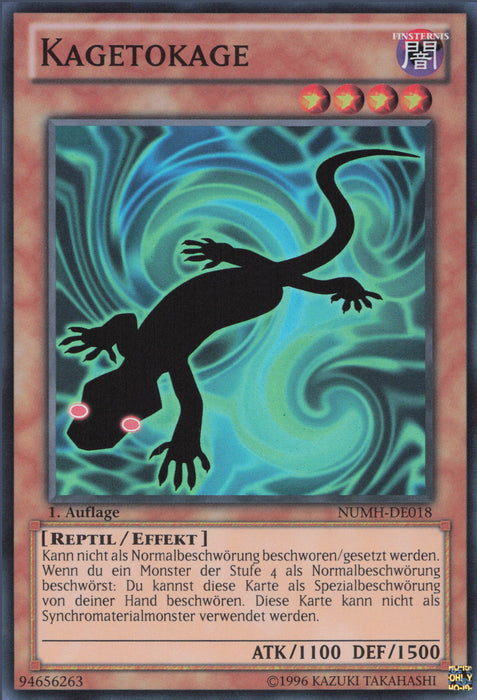 Kagetokage NUMH-DE018 Super Rare Deutsch