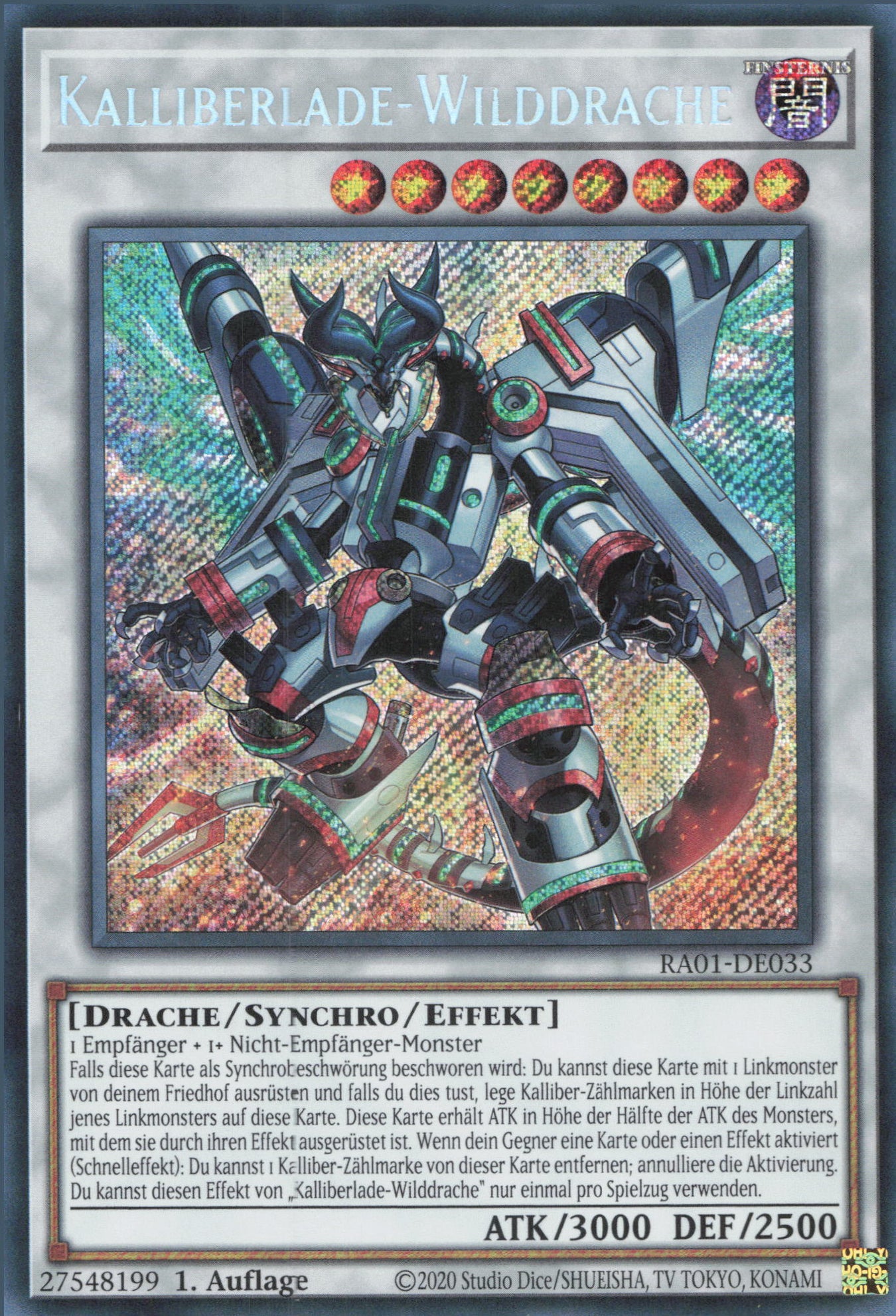 Yu-Gi-Oh! Kalliberlade-Wilddrache (V.3)