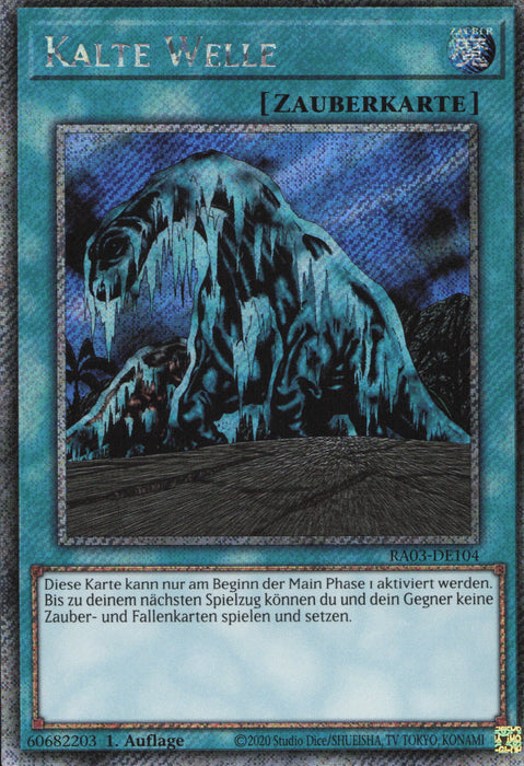 Kalte Welle (V.1) RA03-DE104 Platinum Secret Rare Deutsch
