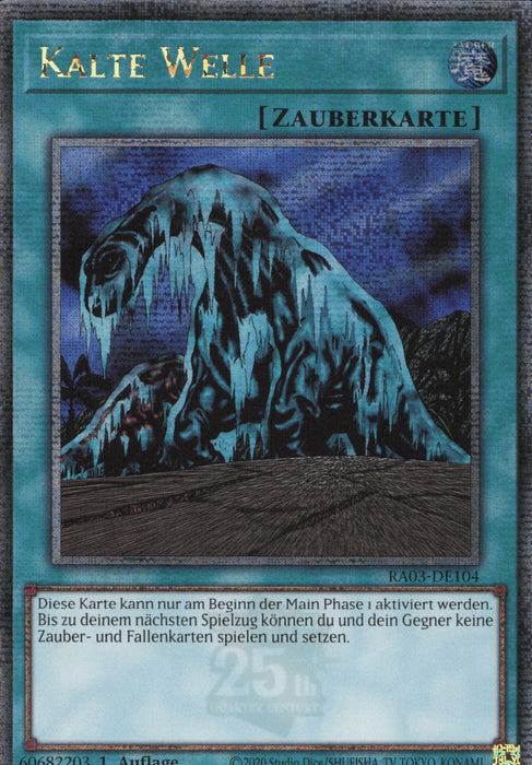 Kalte Welle (V.2) RA03-DE104 Quarter Century Secret Rare Deutsch