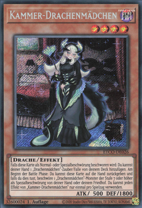 Kammer-Drachenmädchen (V.1) ETCO-DE026 Secret Rare Deutsch