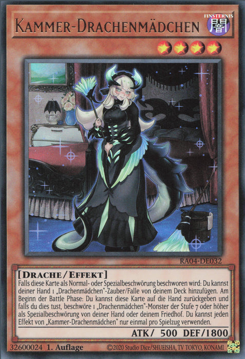 Kammer-Drachenmädchen (V.2) RA04-DE032 Ultra Rare Deutsch
