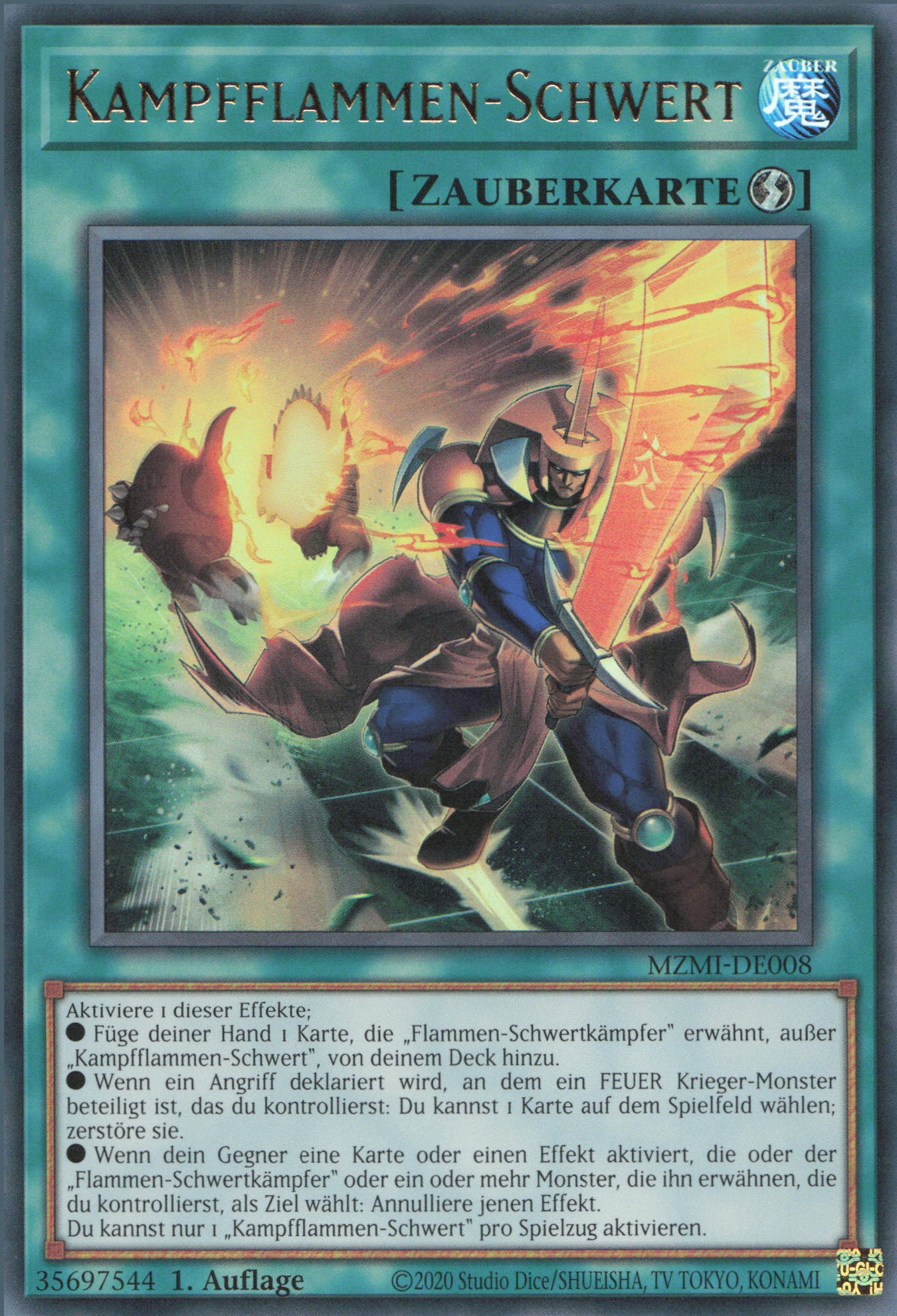 Yu-Gi-Oh! Kampfflammen-Schwert