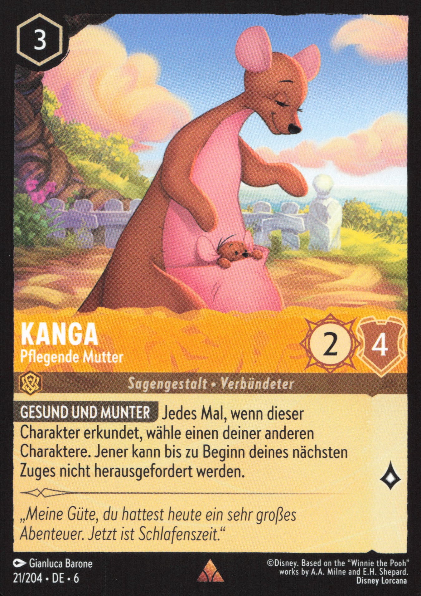 Alle Kanga Charakterkarten in Disney Lorcana