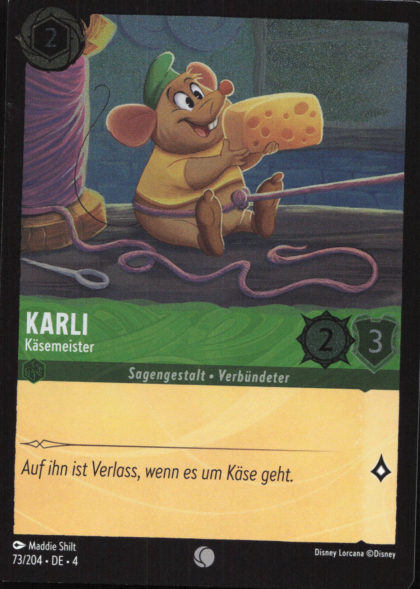 Alle Karli Charakterkarten in Disney Lorcana
