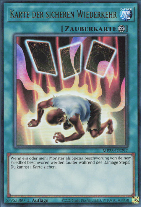 Karte der sicheren Wiederkehr MP25-DE297 Ultra Rare Deutsch