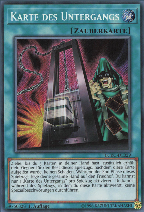 Karte des Untergangs LCKC-DE029 Secret Rare