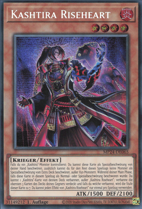 Kashtira Riseheart MP24-DE065 Secret Rare Deutsch