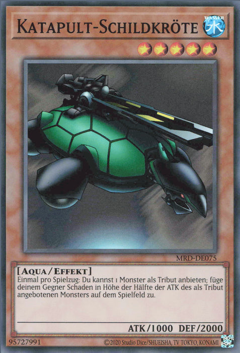 Katapult-Schildkröte MRD-25TH-DE075 Super Rare Deutsch