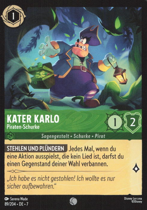 Kater Karlo - Piraten-Schurke 7ARI-089 Common Deutsch