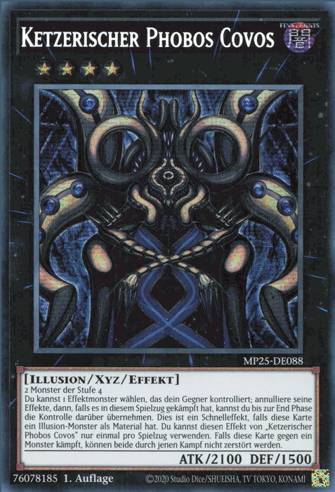 Ketzerischer Phobos Covos MP25-DE088 Secret Rare Deutsch