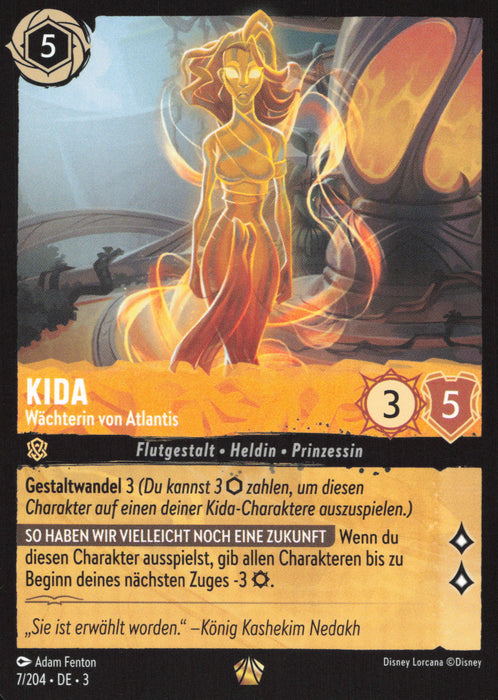 Kida - Wächterin Von Atlantis (V.1) 3INK-007 Legendary Deutsch