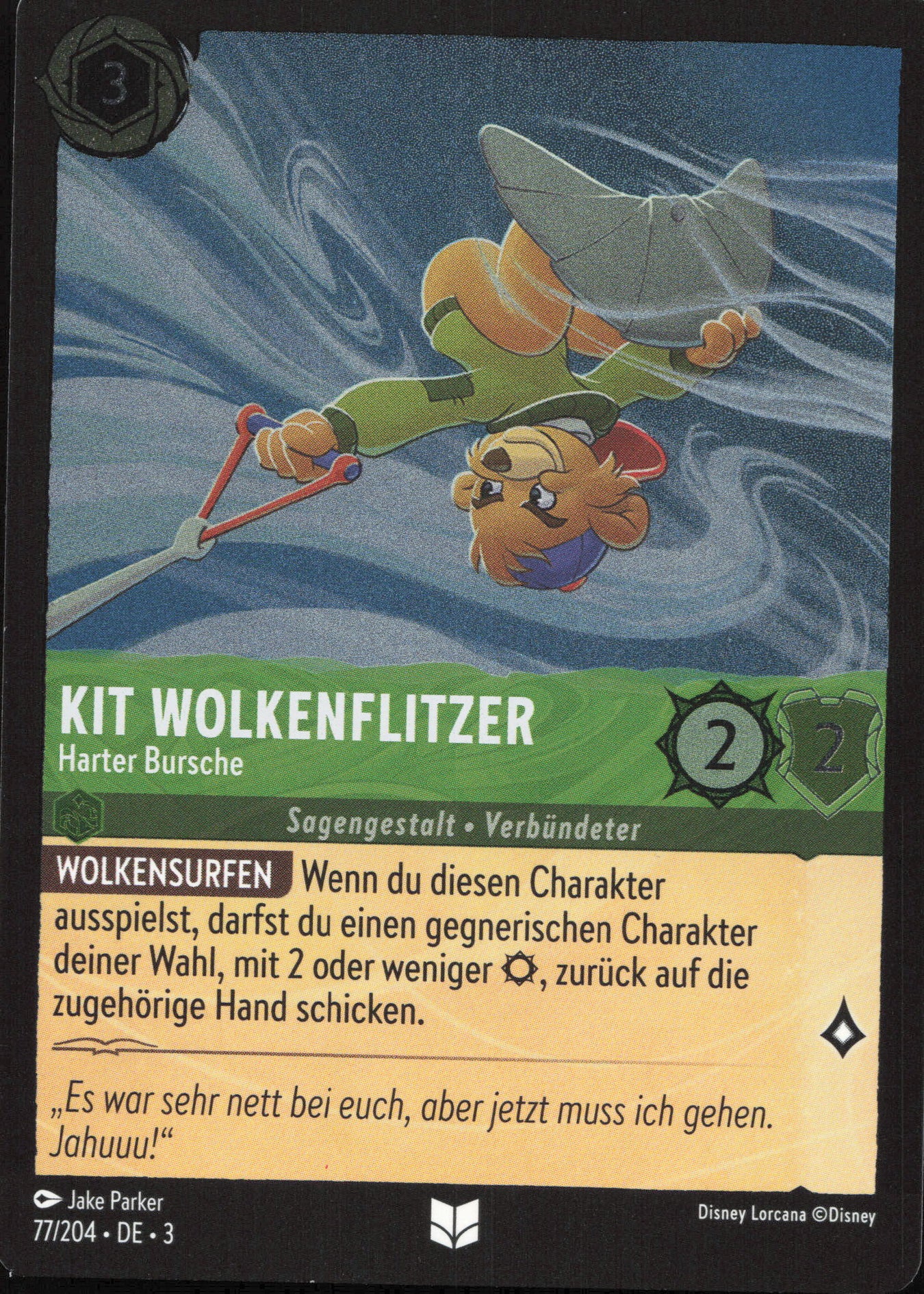 Kit Wolkenflitzer Disney Lorcana Karten
