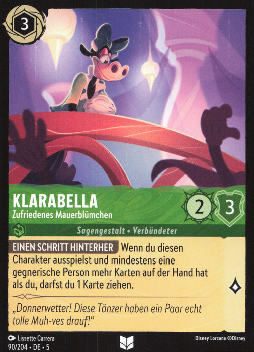 Klarabella - Zufriedenes Mauerblümchen 5SSK-90 Uncommon Deutsch