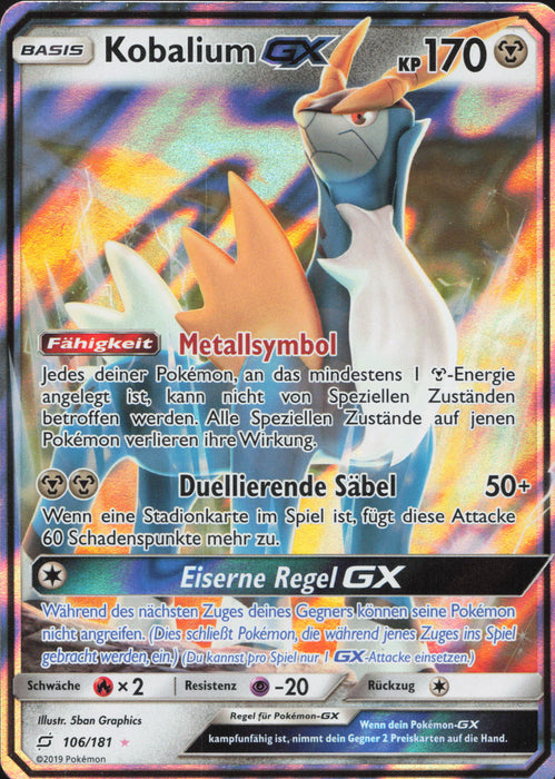 Kobalium GX TEU-106 Ultra Rare Deutsch