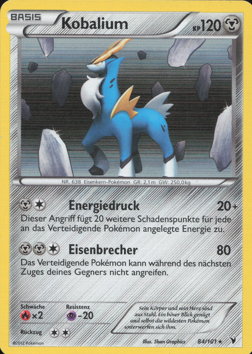 Kobalium NVI-84 Holo Rare Deutsch