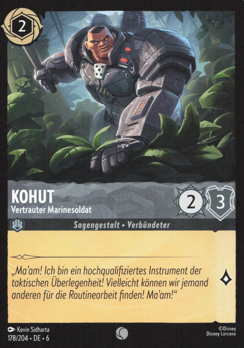 Kohut - Vertrauter Marinesoldat 6AZS-178 Common Deutsch