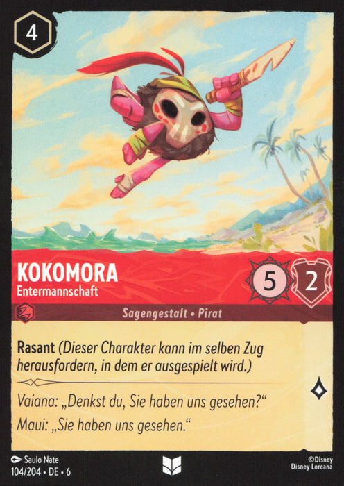 Kokomora - Entermannschaft 6AZS-104 Uncommon Deutsch