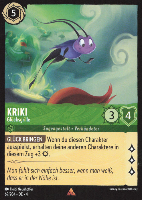 Kriki - Glücksgrille 4URS-069 Rare Deutsch