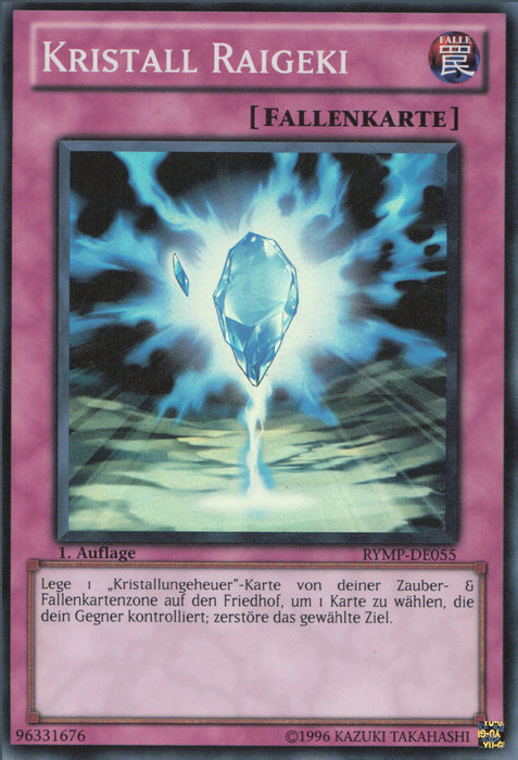 Kristall Raigeki RYMP-DE055 Super Rare Deutsch