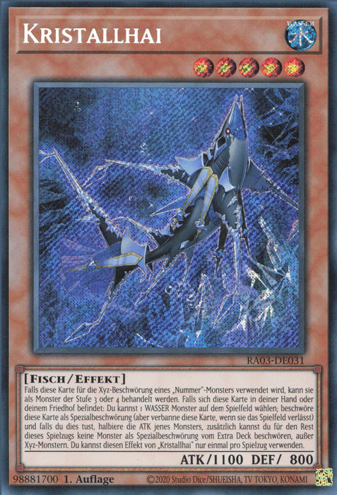 Kristallhai (V.3) RA03-DE031 Secret Rare Deutsch