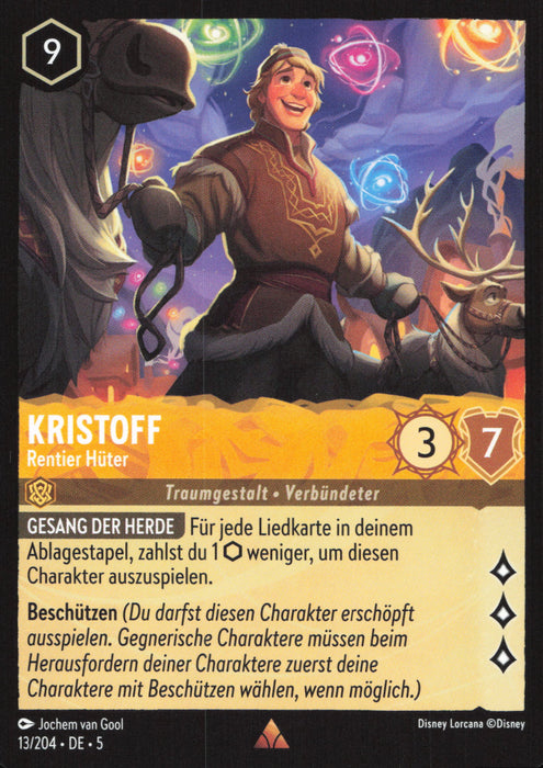 Kristoff - Rentier Hüter 5SSK-13 Rare Deutsch