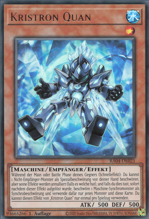 Kristron Quan (V.2) RA04-DE021 Ultra Rare Deutsch